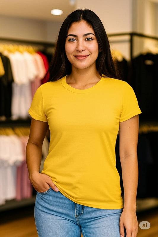 Polo Pima Cuello Redondo Dama