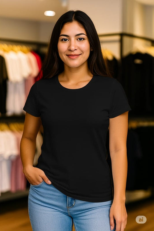Polo Pima Cuello Redondo Dama